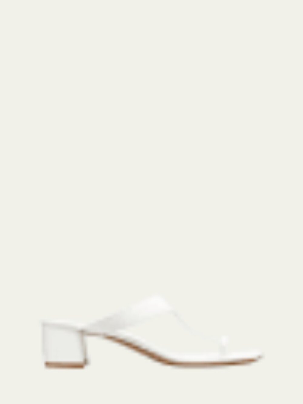 Leather Heeled Thong Sandals